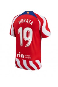 Atletico Madrid Alvaro Morata #19 Voetbaltruitje Thuis tenue 2022-23 Korte Mouw